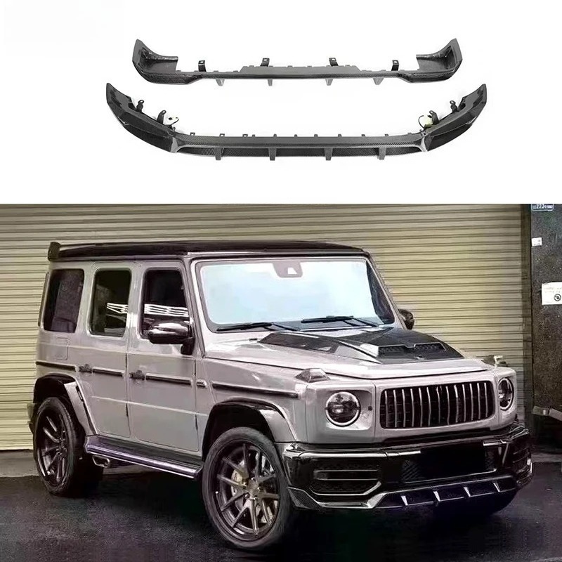 High Quality Fast Delivery Sale Price Dry Carbon Fiber Benz W464 G63 Upgrade Topcar Style Front Lip Body Kits for